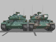 【MMD】74式戦車 ver1.2 更新報告