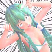 【ポーズ配布】貴方のプリン？、現人神が供養してあげましたよ