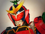 仮面ライダー鎧武 イチゴアームズを描いてみた。