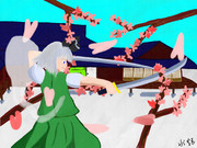 白玉楼中に咲く花