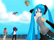 浮島が気になるにぼミクさん