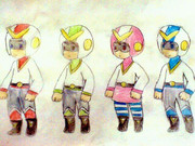 デフォルメヒーロー