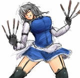 Look into my evil eyes.