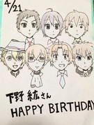 下野紘さん誕生日！