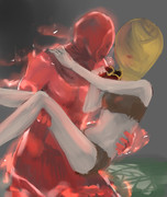 敵をM字開脚させるロミジュリ