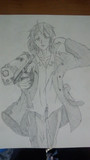 銃の絵描いた