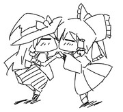 落書きレイマリ