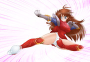 飛び蹴り ニコニコ静画 イラスト