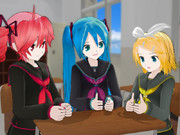 【MMD】いっせーの３!