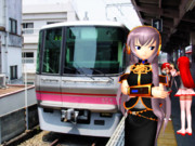 （旧）上飯田駅の昼下がり（1番線）