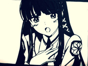 切り絵『司波深雪』