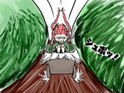 猫車に乗るやるおりん