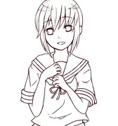 【線画】吹雪【艦これ】