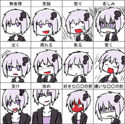 弟くんで表情練習