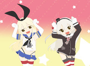 島風と天津風で（°∀°）