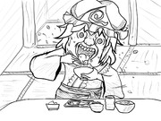 食べる幽々子さま