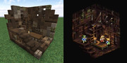 Minecraftで港町ゴリアテの隠れ家を作ってみた【タクティクスオウガ】
