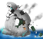 輸送艦大破！！