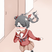 女の子走り ニコニコ静画 イラスト