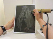 初音みくのガラス彫刻