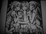 切り絵 soldier game