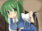 搾乳体験する大ちゃん