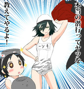 木曾が体を張って潜り方を教えてくれるそうです