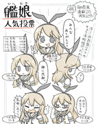 艦娘人気投票はっぴょう！！
