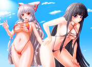 省エネ水着のてるもこを描いてみた