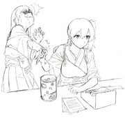 「飛行乾パンはデリケートだから、あまり触らないでいただけますか」