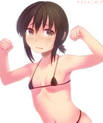 【お題】水着姿の吹雪に鬼怒のポーズさせて辱める