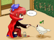 首なし鶏マイク ニコニコ静画 イラスト