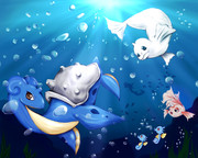 ジュゴン ニコニコ静画 イラスト