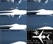 自衛隊機接近の映像を３Dで再現してみた