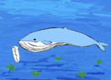 大鯨ちゃんが全然出ないので描きました。
