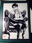 切り絵「進撃の巨人」