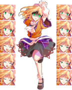 バトルっぽいパルスィ立ち絵 表情差分