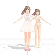 2023/05/16【MMDモデル配布】さとうささらさんVer.95.00