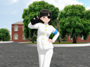 【配布アリ】女性提督「明火」【看板娘】