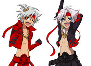 【武器擬人化】枠なし朱羅