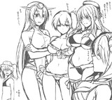 艦娘達のおにゅーの水着。※ラクガキ※