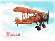 複葉機 ニコニコ静画 イラスト