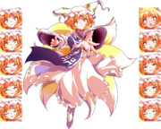 バトルっぽい藍様立ち絵 表情差分