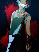 偶には血まみれのエルフを描いてもいいよね