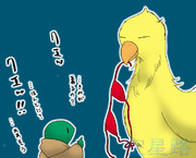 友人に「水着描こうぜ！」とネタを提供され、「じゃあ」と浮かんだ内容を描いたらこうなりました