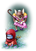 さんぞくウルフ ニコニコ静画 イラスト
