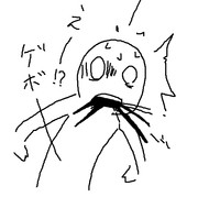 驚くスタッフさん