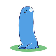 お座りスライム