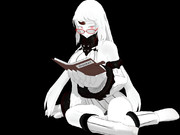 読書する港湾棲姫様