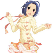 三浦あずささんの立ち絵、試作品です。